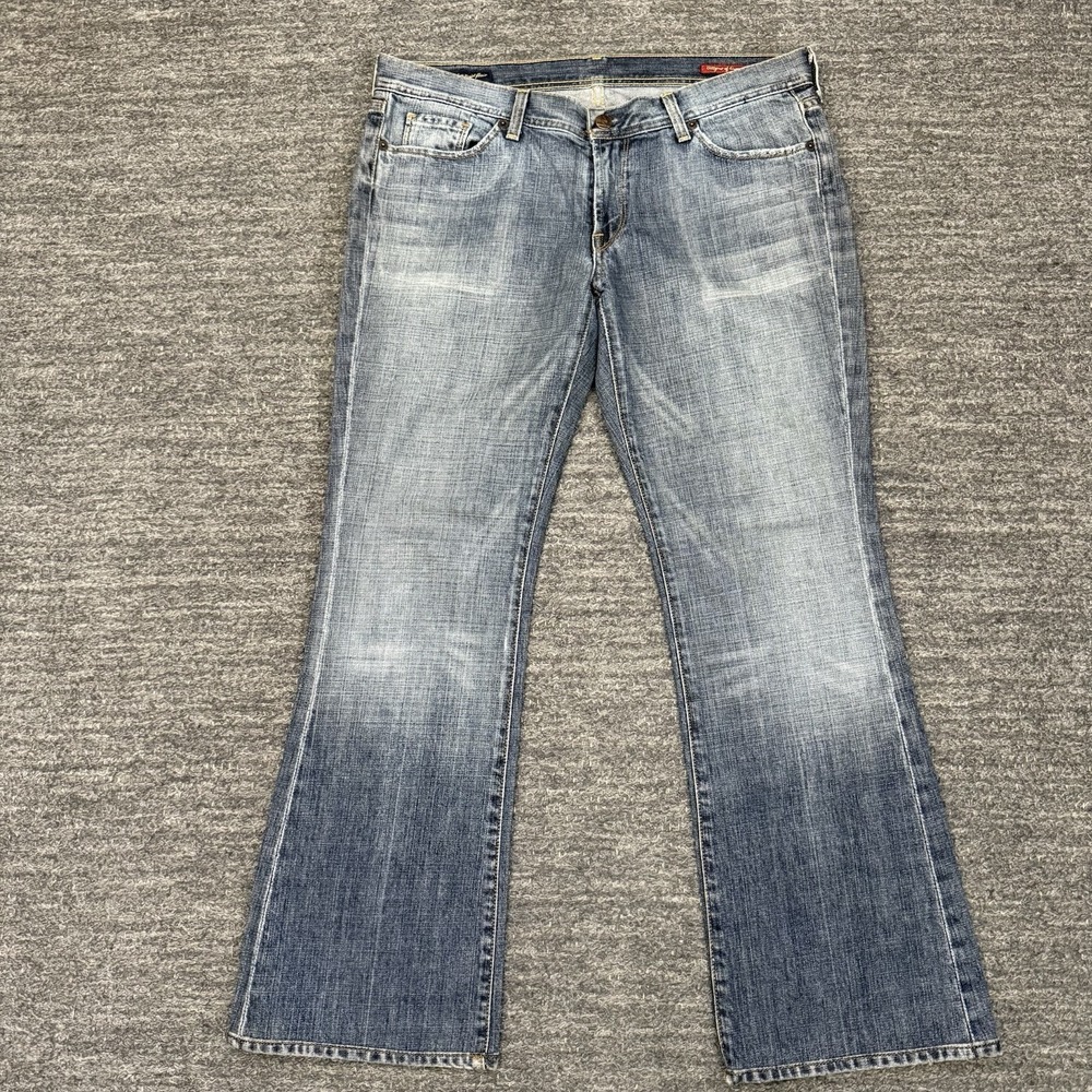 Citizens of Humanity Jeans Women 32 Ingrid 002 Low Rise Flare Stretch USA Y2K